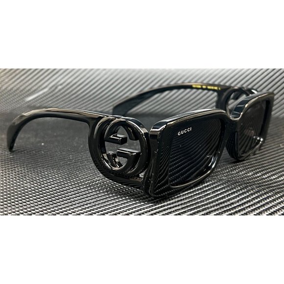 Gucci Women\'s Black Large GG Sunglasses